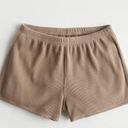 Hollister High-Rise Waffle Knit Shorts Photo 1