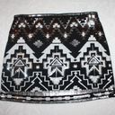 EXPRESS  Sequin Mini Skirt Black - Size XS Photo 0