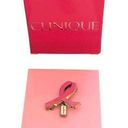 Clinique  Courage Breast Cancer Awareness 2012 Enamel Pin Lapel Pin Tie Tac New Photo 0