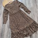 Talbots  soft leopard printed fit & flare dress women’s size 4 Photo 7