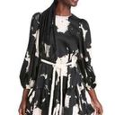 Alexis  for Target black and cream balloon sleeve dress. Photo 12