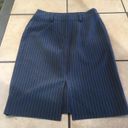 EXPRESS  Black Striped Pencil Skirt Photo 1