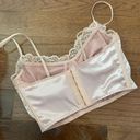 Forever 21 NWOT  Satin cream colored bustier Corset Bralette / top Photo 3