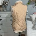 Free Country Puffer Vest Tan Reversible Frosted Sherpa Zip Ski Jacket Womens S  Photo 5