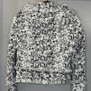 Alexis NWOT  Blazer Black & White Tweed Boucle Fringe Nadia Jacket Size S Photo 3