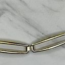 The Bar Skinny Silver and Gold Tone Metal Chain Link Belt Size Large L XL Photo 6