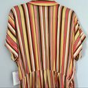 Eloquii  Striped Surplice Wrap Romper NWT Photo 9