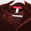 Anne Klein Vintage  70s Rusty Tan Velvet Blazer Size 8 Photo 2