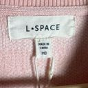 l*space L* Francie Pink Gingham Sweater Mini Dress Cardigan Co-Ord Set Size M Photo 8
