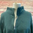 PINK - Victoria's Secret Victoria Secret PINK Green Oversized Zip Sweater, Size Medium Photo 3