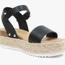 Soda  CLIP ~ Women Open Toe Ankle Strap Platform Espadrille Sandal Photo 3