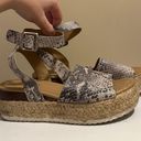 Soda Snakeskin Platform Heels Photo 1