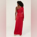 Monique Lhuillier NWT ML   One Shoulder Satin Gown  Size 10 Photo 3