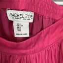 Rachel Zoe  Women's Pink Pleated Midi Skirt Elastic Waist Lined Size Large Photo 3