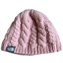 The North Face Chunky Knit Beanie in Pink One Size Photo 0