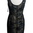 Anna Sui NWT  metallic camo print dress Sz 6 silver black bronze Photo 1