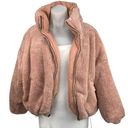 American Eagle  Outfitters NWT Pink Reversible Quilted Zip Up Puffer Jacket Sz S Photo 1