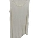 DKNY  Ivory White Asymmetrical Tank Top Size XS New Photo 0