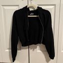 Hollister Black Cropped Zip Up Jacket Photo 0