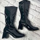 Ellie  women’s faux patent leather black gogo boots new size 9 Photo 0