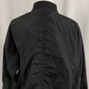 EXPRESS Ruched Back Full Zip Bomber Jacket Black Photo 8