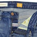 Pilcro  Anthropologie Jean Shorts Size 25" Blue Stet Low-Rise Roll-Up Hem Stretch Photo 5
