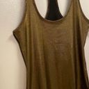 Xersion Gold Metallic Racerback Tank Photo 1