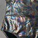 DKNY  Metallic Standard One Piece Scoop Neck Bathing Suit Photo 13