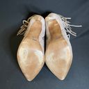 Vera Pelle Matiko  Grey Fringe Boot Heels Size 36 us 5.5 Photo 5