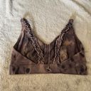 Joy Lab Brown Black Tie Dye Scrunch Sports Bra Athleisure Size Medium Photo 8