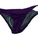 JOLYN  Swimsuit Bikini Bottom Women's Size Medium Royal Purple Drawstring Waist Photo 0