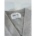 Wilfred  Free Womens Gray Merino Wool Cropped Cardigan V-Neck Topper Size 2XS Photo 1