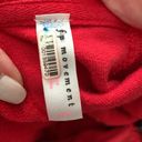 Free People Movement  Win Win Cherry Red 1/2 Zip Pullover Hoodie Photo 4