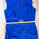 Enfocus Studio NWT s Bodycon Blue Textured Belted Wedding Party Dress sz 6 Photo 6