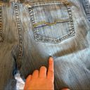 No Bo Free with Purchase  Denim Jeans medium wash broken in wide/bootcut leg 15 Photo 7