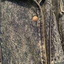 Gallery Vintage 90s Giacca Blues J.  acid wash denim tunic coat, size medium Photo 5