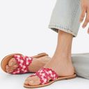 Draper James NIB  Piper Flat Sandals in Raspberry Pink Gingham Women's Size 8 Photo 15