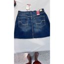 Levi’s Levi's Womens Raw Edge Straight Denim Jean Mini Skirt Blue Medium Wash Size 8 Photo 6