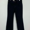 Pilcro  High Rise Cropped Flare Leg Black Jeans Size 29 Photo 0