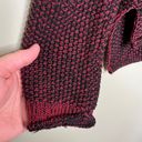 Sanctuary Women’s Easy Marle Knit Sweater in Scarlet Red and Black Size Small Photo 7