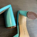 Bershka Breshka Blue Heeled Sandals Size 38 Photo 1