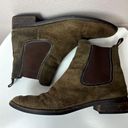 Krass&co Thursday Boot  Womens Size 9 Duchess Chelsea Boots Green Suede Pull On Photo 8