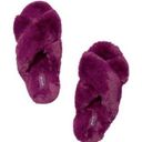 PINK - Victoria's Secret  faux fur slides slippers. Photo 0