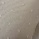 W By Worth Worth Woman’s White Polka Dot Solid Cotton Top, Sz S.  Photo 7