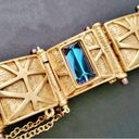 Givenchy Couture Crystal & Matte Gold Link Bracelet Photo 6