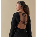 Francesca's Teresa Glitter Knit Open Back Mini Dress Photo 2