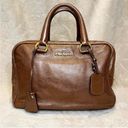 Prada  Vitello Shine Leather Bronze Metallic Hand Bag Photo 3