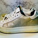 P448  Woman's John Silver Perforated Fashion Sneakers  Size 37/6.5 Made In Italy Photo 0