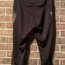 Bebe Black  Sport capris leggings size medium Photo 3