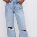 Good American NWT  Good '90s Ripped High Waist Relaxed Jeans GNIC999T Blue953 6 Photo 0